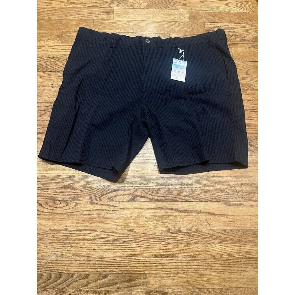Georg Roth The Ultimate Stretch Size 42 9" inseam Navy Seersucker